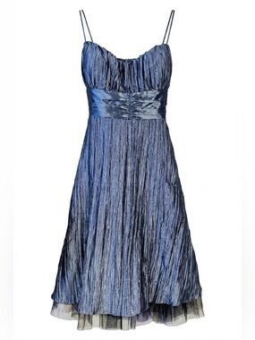 SLATE SATIN & TOOLE DRESS by JUMP SIZE 9/10